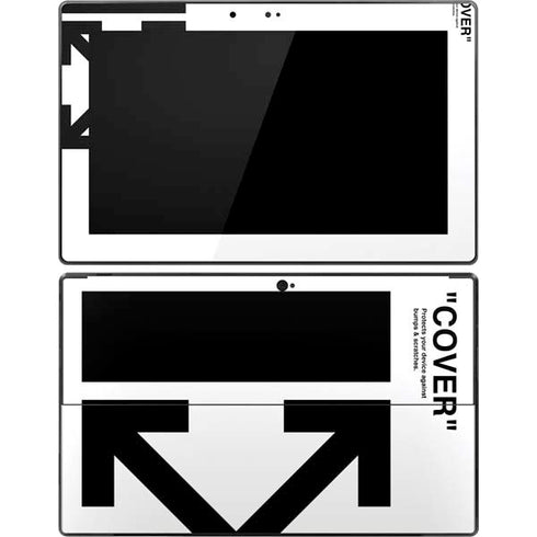 Black and White Arrows Surface Pro Tablet Skin